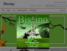 Tablet Screenshot of bissino.com